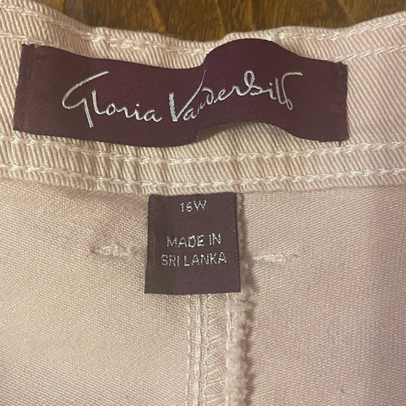 Gloria Vanderbilt Light Pink Jeans Size  16W Average - Picture 4 of 5